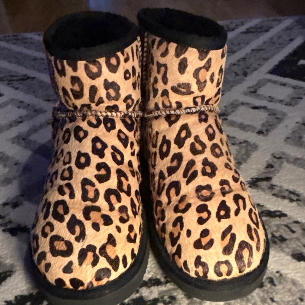 Animal Print Fur Uggs